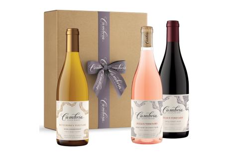 Cambria Classics Collection Gift Set wine bottles and box