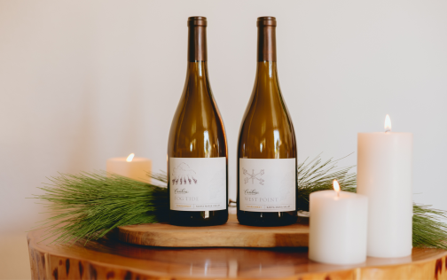 Cambria Winter Whites Collection wines and gift box