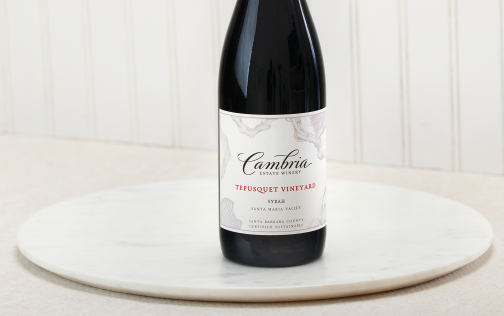 Cambria Wines Tepusquet Vineyard Syrah Cropped